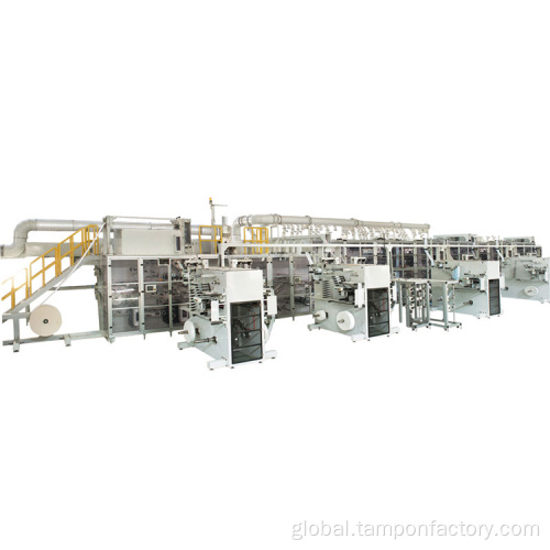 Automatic control bady diaper production line